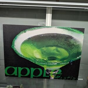 Apple Martini Green Canvas Art